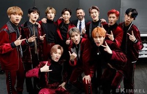  NCT 127 at the US debut stage Jimmy Kimmel Live!