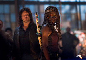  9x01 ~ A New Beginning ~ Michonne and Daryl