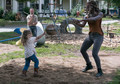 9x03 ~ Warning Signs ~ Michonne, Judith and Rick - the-walking-dead photo