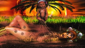  ANImism Igbo Mother Earth Goddess Mother Nature Shamanism Aja Ana Ani Ala Ana African Goddess によって Ugo