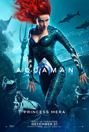 Aquaman (2018) Character Poster - Amber Heard as Mera