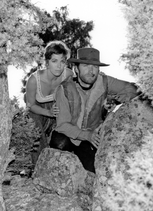  Clint Eastwood and Marianne Koch (A Fistful of Dollars)