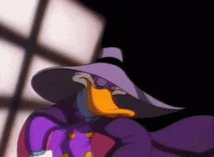  Darkwing 鸭 moves his cape