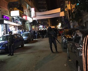  EGYPTWO POLICE MURDER KILL STUDENT IN ALEXANDRIA EGYPT AT NIGHT