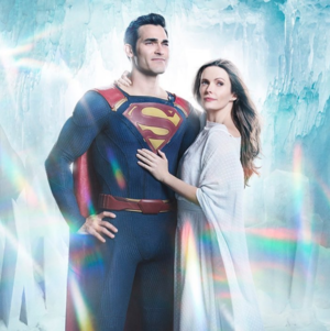  Elseworlds - First Look at super-homem and Lois Lane