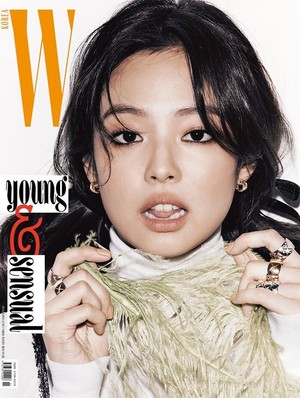  Jennie for W Korea Magazine Cover November 2018 Issue