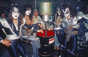 KISS and Stan Lee Borden Chemical Company Depew ~New York, May 25, 1977 
