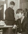 Ringo and John - the-beatles photo