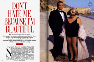  Roseanne Barr and Tom Arnold - Vanity Fair Photoshoot - 1990