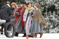 Emma Watson filming with Saoirse Ronan, Florence Pugh and Eliza Scanlen in Harvard  - emma-watson photo