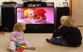 Kids watching Nutcracker Fantasy on the TV - anime photo