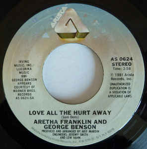  amor All The Hurt Away On 45 R.P.M.