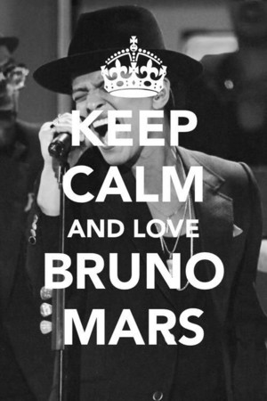  Keep Calm And cinta Bruno Mars