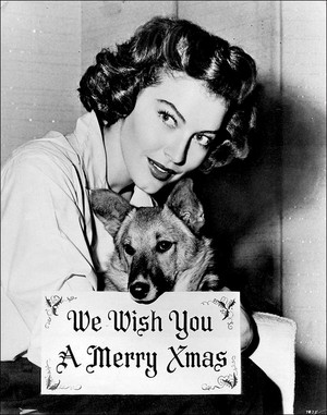  Merry Weihnachten from Ava Gardner