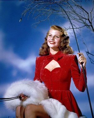  Merry Krismas from Rita Hayworth