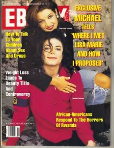 Michael And Lisa Marie On The Cover Of Ebony