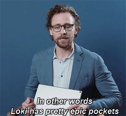  What sort of things do tu imagine are in Loki’s pockets ?
