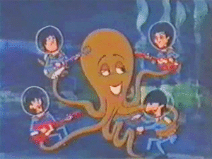  Beatles cartoon gif