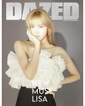 Lisa for Dazed Korea Magazine Cover February 2019 Issue - black-pink photo