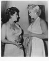 Marilyn Talking With Gina Lollabrigida - marilyn-monroe photo
