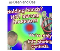 Holding hands before marriage - supernatural photo