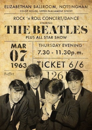  Beatles konsiyerto Ticket ✨