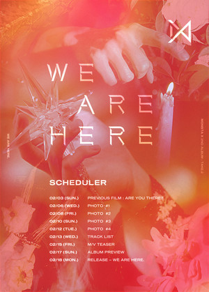  MONSTA X 2nd Album: Take 2 [We Are Here] Scheduler