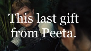  Peeta/Katniss Fanart - Catching feuer Pearl Quote