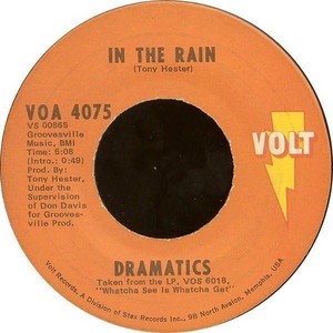  1972 Hit Song, In The Rain, On 45 RPM