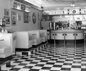  Vintage "'50's" diner