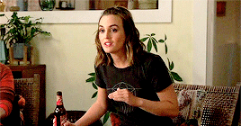 Leighton Meester as Angie D'Amato on Single Parents 1.12 “All Aboard The Two-Parent Struggle Bus