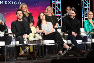 The cast of Roswell, New Mexico during the CW segment of the 2019 TCA Winter Press Tour