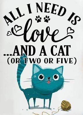  All Du Need Is Love...And A Cat *lol!*