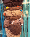 Cookie Dough Ice Cream Cone - dessert fan art