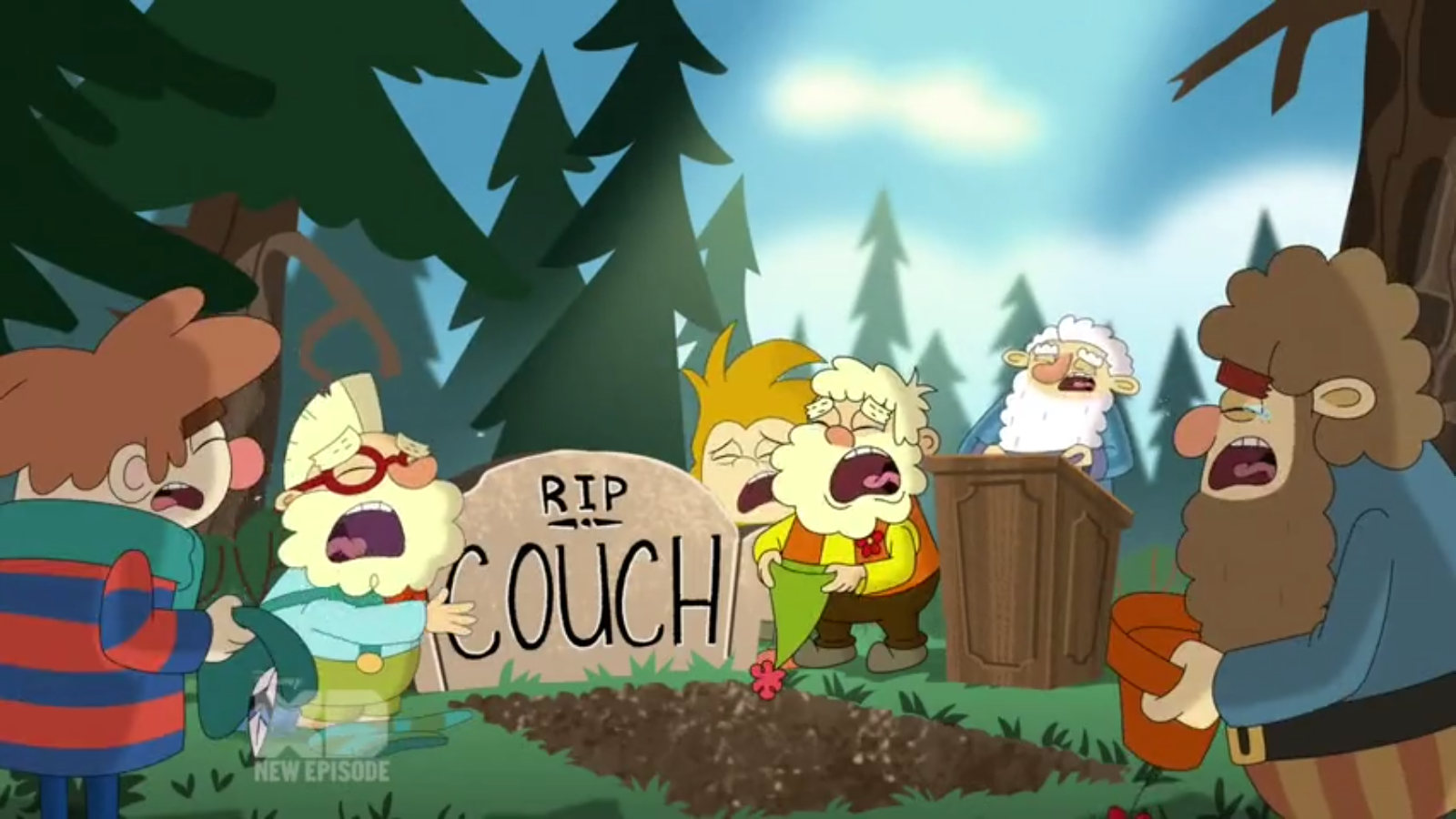 The 7D Photo: Couch Funeral.