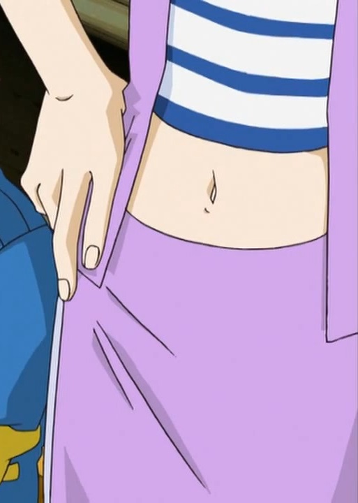 Tickle Photo: Digimon Frontier Zoe Belly Button Episode 15.
