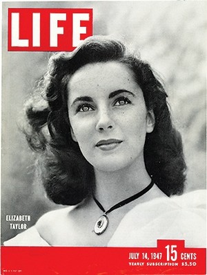  Elizabeth Taylor On The Cover Of Life