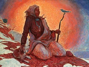 In Her Late Light by Shonto Begay