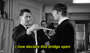  John declares this bridge open! *lol!*