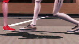  Kagami and Adrien fencing GIF