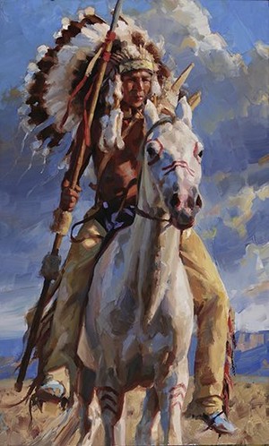  Lakota Chieftain door Jason Rich