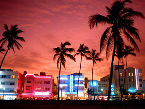  Miami South beach, pwani