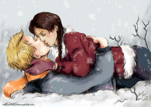  Peeta/Katniss Fanart - Snow