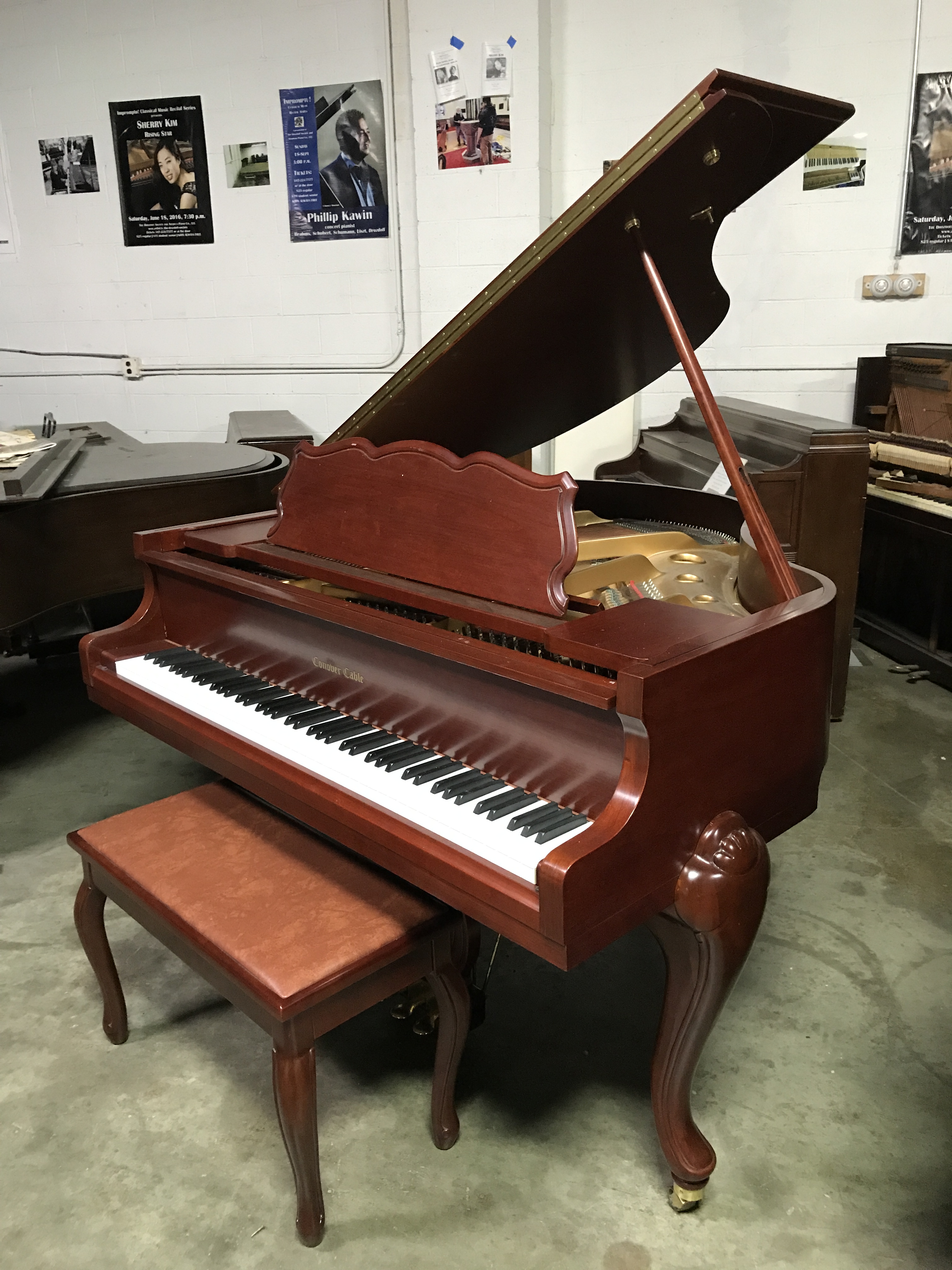 Red Mahogany Baby Grand Piano - Beautiful Things Photo ...