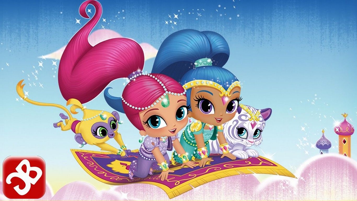 Shimmer and Shine Hair - wide 8