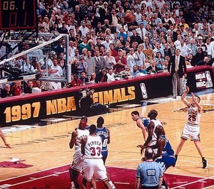 Steve Kerr's championship-winning shot - 1997 NBA Finals