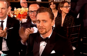 Tom Hiddleston at the 74th Annual Golden Globe Awards