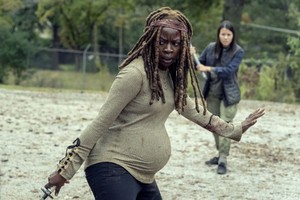  9x14 ~ Scars ~ Michonne and Gina