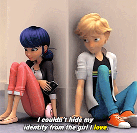  Adrien being in 사랑 with Marinette knowing she’s Ladybug