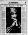 Article To The Passing Of Jessica Savitch - the-80s photo